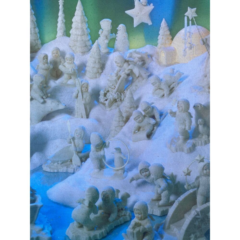Vintage Hallmark Springbok Dept 56 Snowbabies at Play 1000 PC Xmas Puzzle - Picture 3 of 4